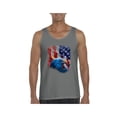thumbnail image 1 of MmF - Men's Tank Top for Men, up to Men Size 3XL - American Flag 4th of July, 1 of 5
