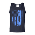 thumbnail image 1 of MmF - Men's Tank Top for Men, up to Men Size 3XL - Autism Flag, 1 of 5