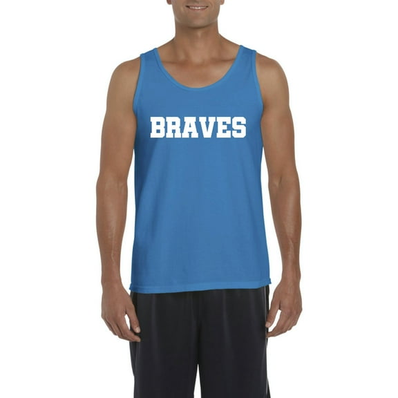 MmF - Men's Tank Top for Men, up to Men Size 3XL - Braves