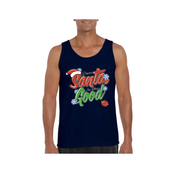 MmF - Men's Tank Top for Men, up to Men Size 3XL - Christmas Dear Santa