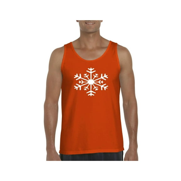 MmF - Men's Tank Top for Men, up to Men Size 3XL - Christmas Snowflake