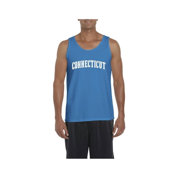 MmF - Men's Tank Top for Men, up to Men Size 3XL - Connecticut