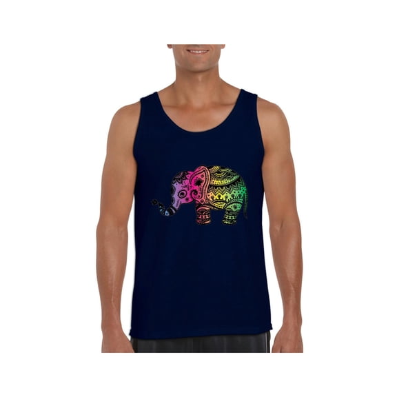 MmF - Men's Tank Top for Men, up to Men Size 3XL - Elephant