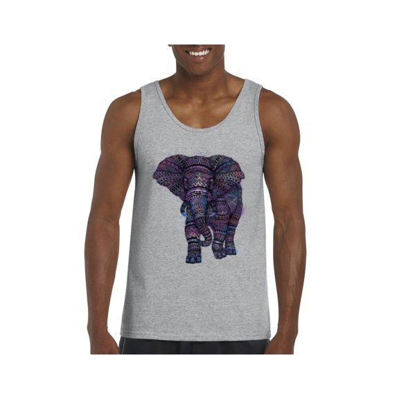 MmF - Men's Tank Top for Men, up to Men Size 3XL - Elephant