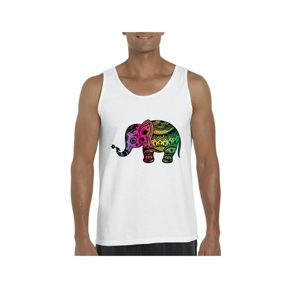 MmF - Men's Tank Top for Men, up to Men Size 3XL - Elephant
