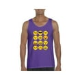 thumbnail image 1 of MmF - Men's Tank Top for Men, up to Men Size 3XL - Emoji Group, 1 of 5