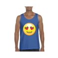 thumbnail image 1 of Men's Tank Top for Men - Emoji Heart-Shaped Eyes, 1 of 5