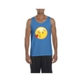 thumbnail image 1 of MmF - Men's Tank Top for Men, up to Men Size 3XL - Emoji Winky Face, 1 of 5