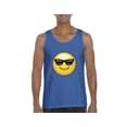 thumbnail image 1 of Men's Tank Top for Men - Emoji with Sunglasses, 1 of 5