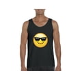 thumbnail image 1 of MmF - Men's Tank Top for Men, up to Men Size 3XL - Emoji with Sunglasses, 1 of 5