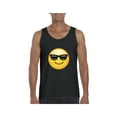 thumbnail image 1 of Men's Tank Top for Men - Emoji with Sunglasses, 1 of 5