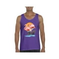 thumbnail image 1 of MmF - Men's Tank Top for Men, up to Men Size 3XL - Flamingo, 1 of 5