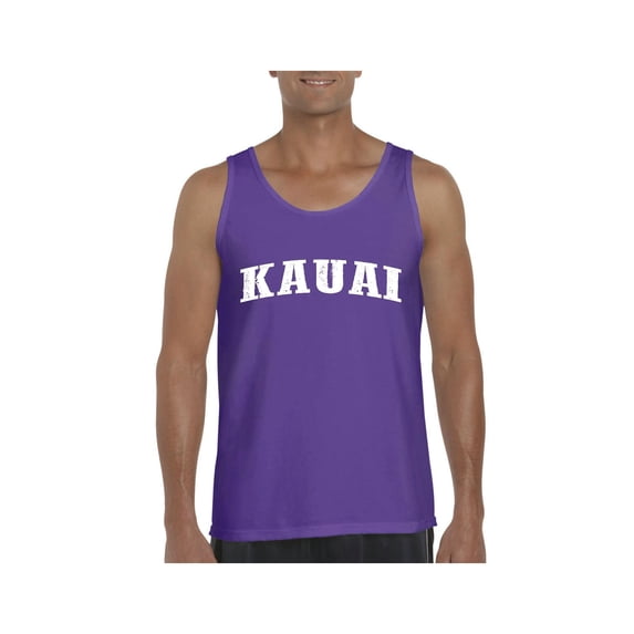 MmF - Men's Tank Top for Men, up to Men Size 3XL - Kauai Hawaii