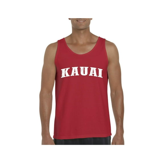 MmF - Men's Tank Top for Men, up to Men Size 3XL - Kauai Hawaii