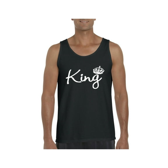 MmF - Men's Tank Top for Men, up to Men Size 3XL - King Crown