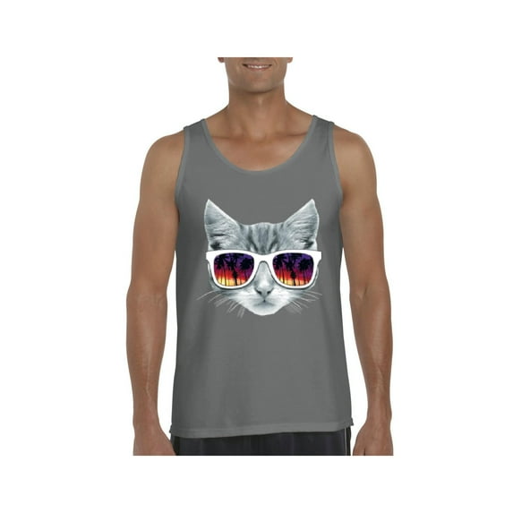 MmF - Men's Tank Top for Men, up to Men Size 3XL - Kitty