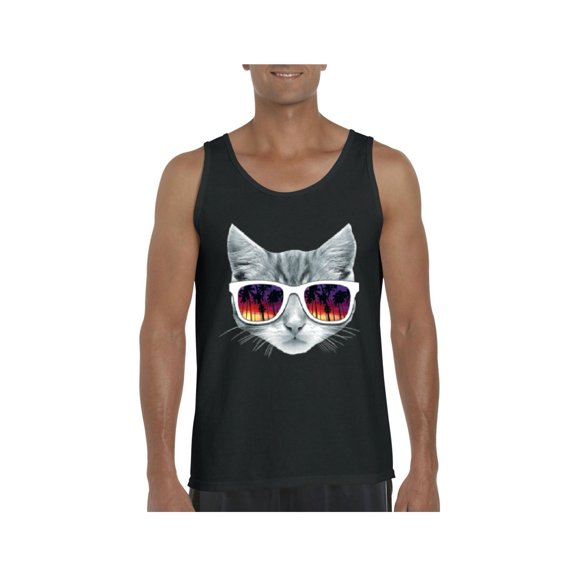 MmF - Men's Tank Top for Men, up to Men Size 3XL - Kitty