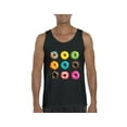thumbnail image 1 of MmF - Men's Tank Top for Men, up to Men Size 3XL - Love Food Donuts Doughnuts, 1 of 5
