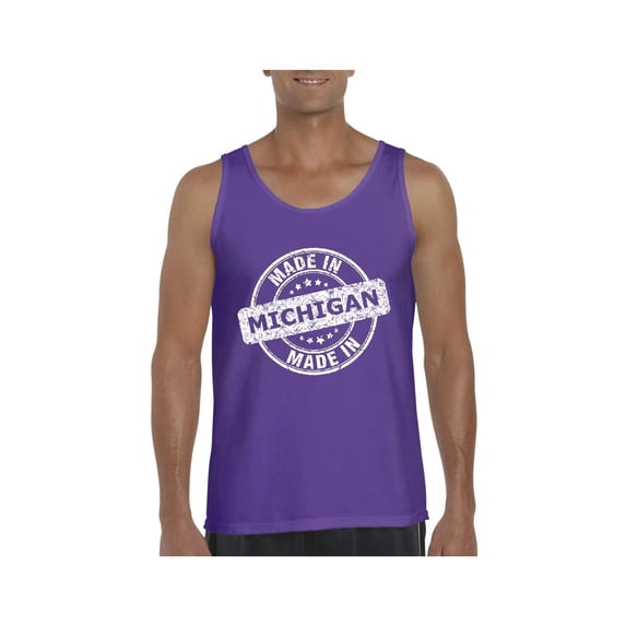 MmF - Men's Tank Top for Men, up to Men Size 3XL - Michigan Made