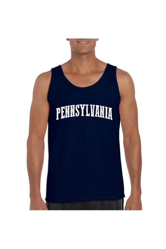 MmF - Men's Tank Top for Men, up to Men Size 3XL - Philadelphia Pennsylvania