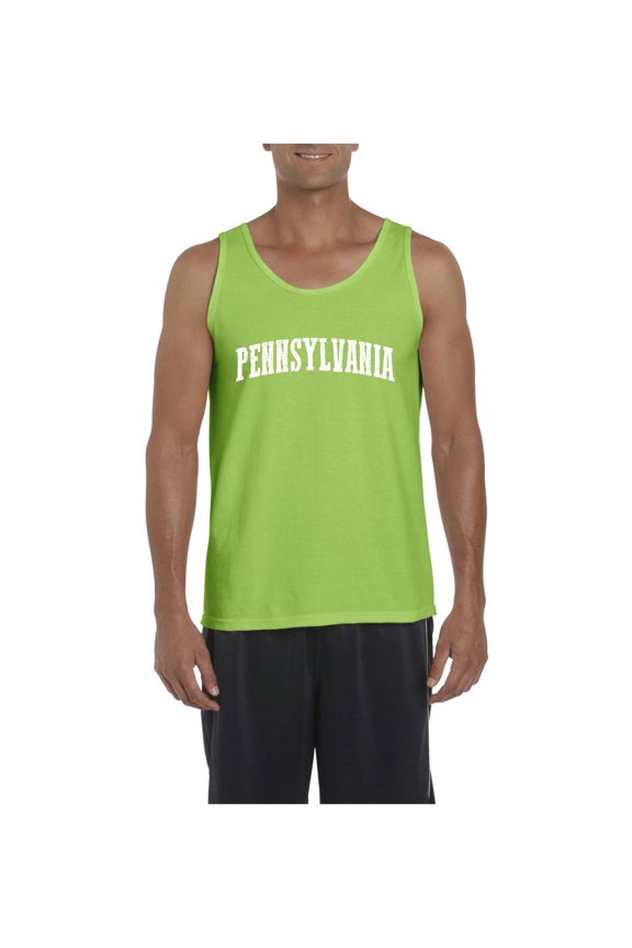 MmF - Men's Tank Top for Men, up to Men Size 3XL - Philadelphia Pennsylvania