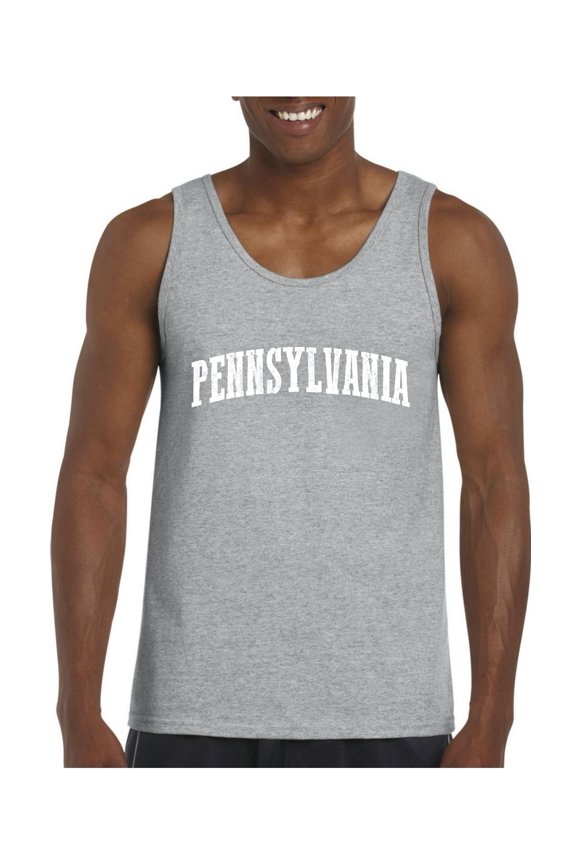 MmF - Men's Tank Top for Men, up to Men Size 3XL - Philadelphia Pennsylvania