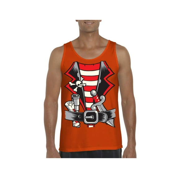 MmF - Men's Tank Top for Men, up to Men Size 3XL - Pirate Costume