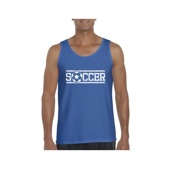 MmF - Men's Tank Top for Men, up to Men Size 3XL - Soccer Balls