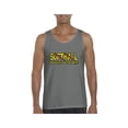 thumbnail image 1 of MmF - Men's Tank Top for Men, up to Men Size 3XL - Softball Play Hard or Go Home, 1 of 5