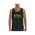 thumbnail image 1 of MmF - Men's Tank Top for Men, up to Men Size 3XL - Softball Play Hard or Go Home, 1 of 5