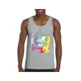 thumbnail image 1 of MmF - Men's Tank Top for Men, up to Men Size 3XL - Space Cat, 1 of 5