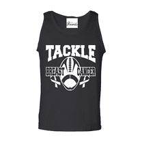 MmF - Men's Tank Top for Men, up to Men Size 3XL - Tackle Breast Cancer