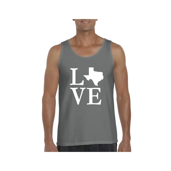 MmF - Men's Tank Top for Men, up to Men Size 3XL - Texas Flag