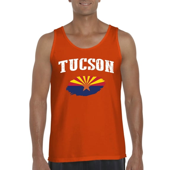 MmF - Men's Tank Top for Men, up to Men Size 3XL - Tucson Arizona Flag