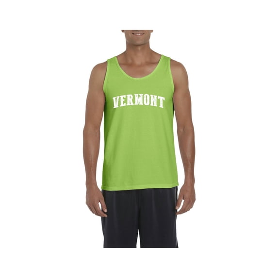 MmF - Men's Tank Top for Men, up to Men Size 3XL - Vermont