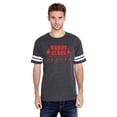 thumbnail image 1 of MmF - Mens Football Fine Jersey T-shirts - Christmas Daddy Claus in Red, 1 of 5