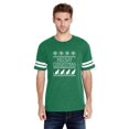 thumbnail image 1 of MmF - Mens Football Fine Jersey T-shirts - Christmas Kitten Meowy, 1 of 5