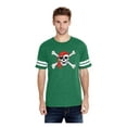 thumbnail image 1 of MmF - Mens Football Fine Jersey T-shirts - Halloween Jolly Roger Skull Crossbones, 1 of 5