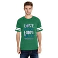 thumbnail image 1 of MmF - Mens Football Fine Jersey T-shirts - PEACE HOPE LOVE JOY, 1 of 5