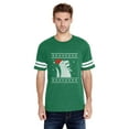 thumbnail image 1 of MmF - Mens Football Fine Jersey T-shirts - XMAS DINOSAUR UGLY SWEATER, 1 of 5