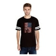 thumbnail image 1 of MmF - Mens Football Fine Jersey T-shirts, up to Size 3XL - American Flag 4th of July, 1 of 5