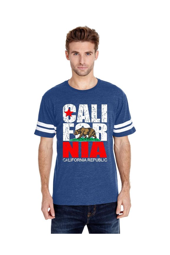MmF - Mens Football Fine Jersey T-shirts, up to Size 3XL - California Cali