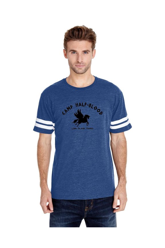 MmF - Mens Football Fine Jersey T-shirts, up to Size 3XL - Camp Half Blood Demigods