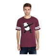thumbnail image 1 of MmF - Mens Football Fine Jersey T-shirts, up to Size 3XL - Dancing Panda, 1 of 5