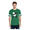 thumbnail image 1 of MmF - Mens Football Fine Jersey T-shirts, up to Size 3XL - Dancing Panda, 1 of 5