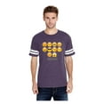thumbnail image 1 of MmF - Mens Football Fine Jersey T-shirts, up to Size 3XL - Emoji Entourage, 1 of 5