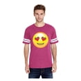 thumbnail image 1 of MmF - Mens Football Fine Jersey T-shirts, up to Size 3XL - Emoji Laughing Tears, 1 of 5
