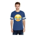 thumbnail image 1 of MmF - Mens Football Fine Jersey T-shirts, up to Size 3XL - Emoji Laughing Tears, 1 of 5