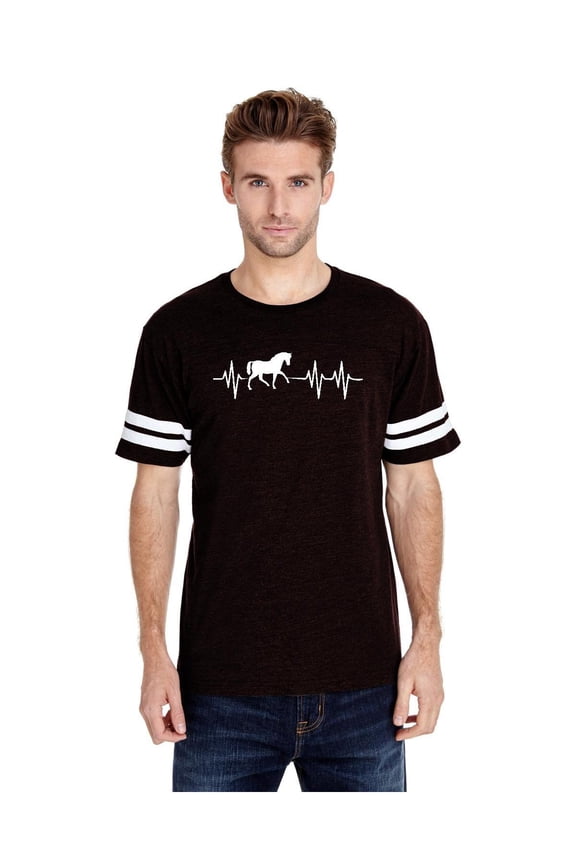 MmF - Mens Football Fine Jersey T-shirts, up to Size 3XL - Horse Riding Gift Horses