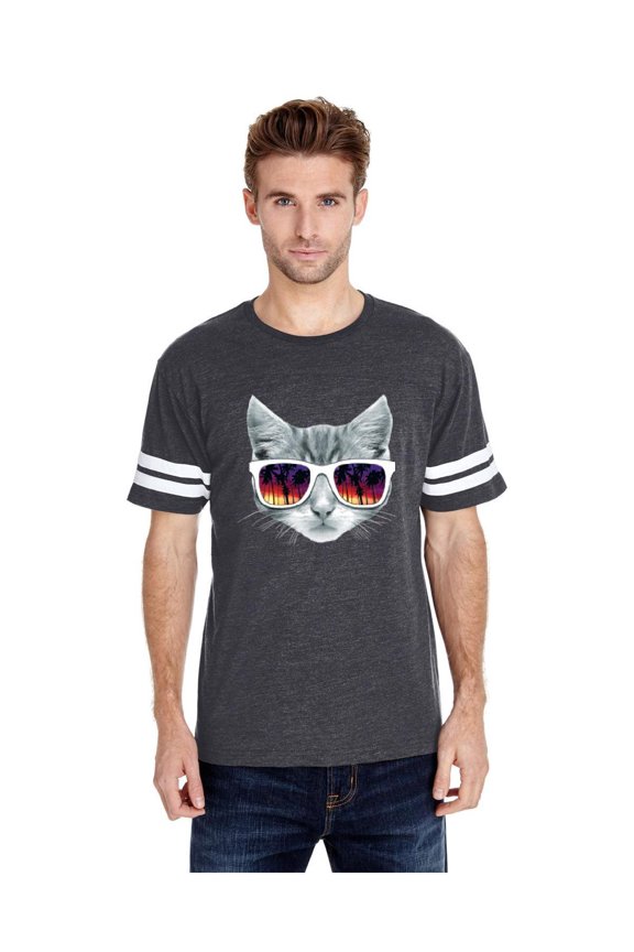 MmF - Mens Football Fine Jersey T-shirts, up to Size 3XL - Kitty